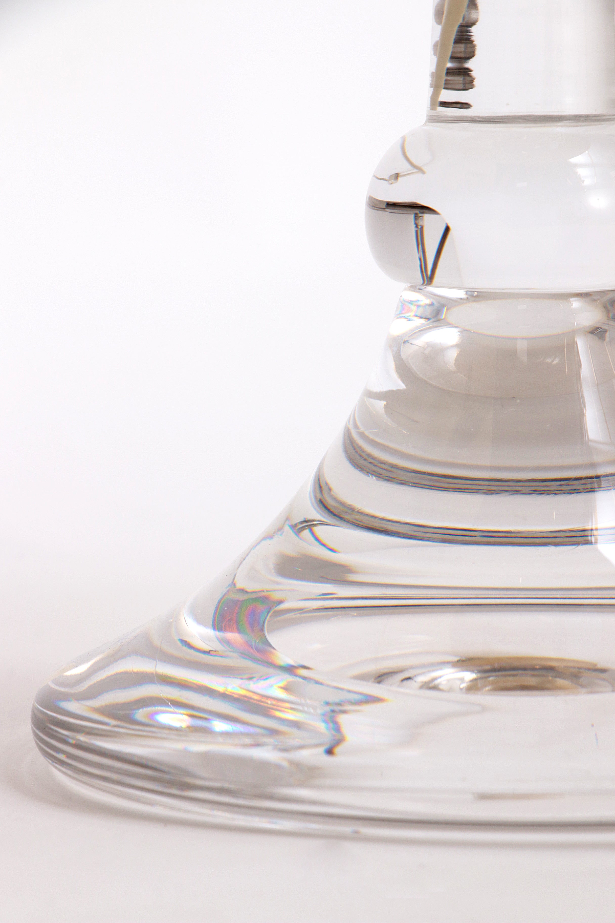 Mondgeblazen Designlampenset met Crème Lampenkappen van Ingo Maurer