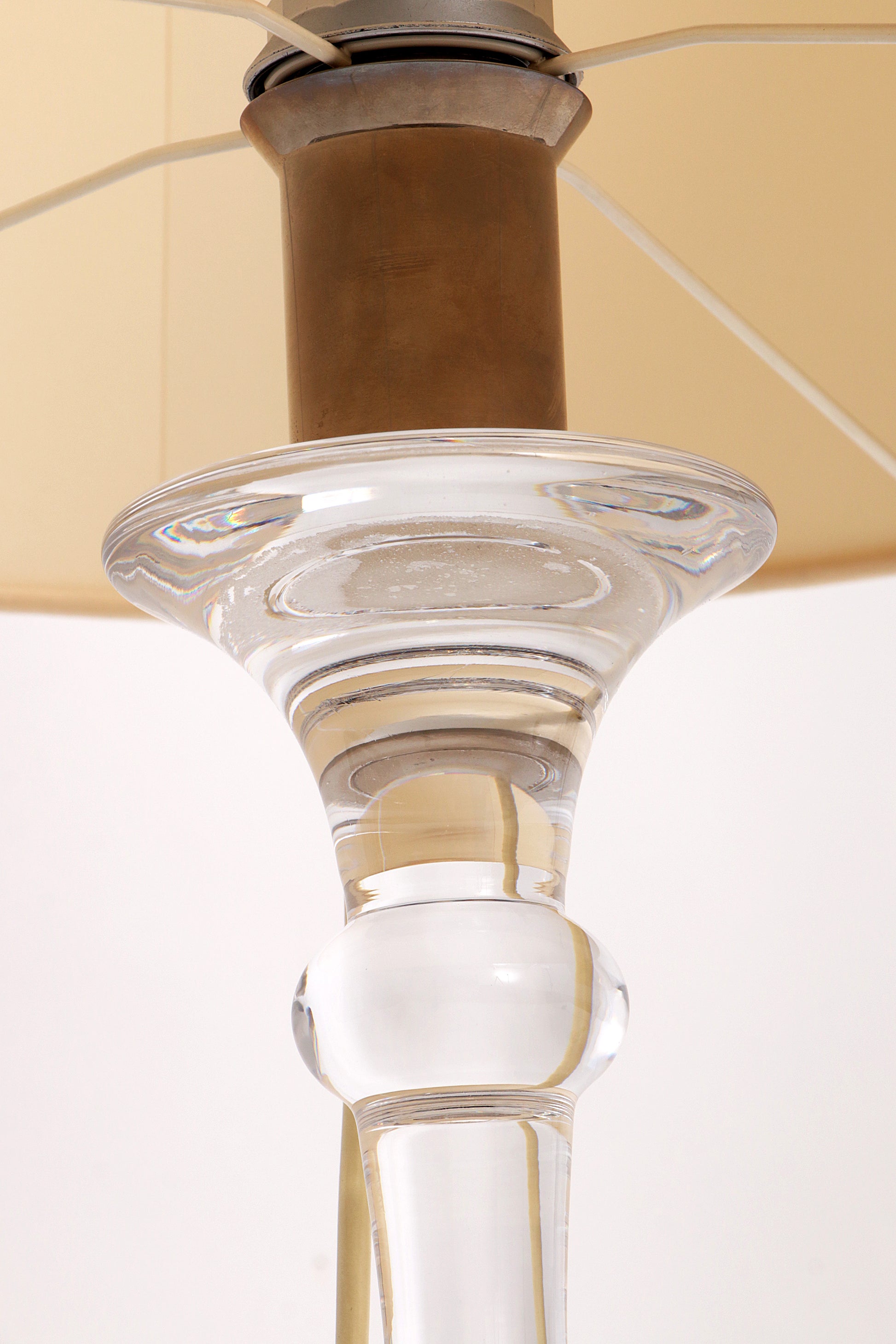 Mondgeblazen Designlampenset met Crème Lampenkappen van Ingo Maurer