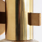 Hans-Age Jakobsen brass wall lamp with glass Sweden 1960