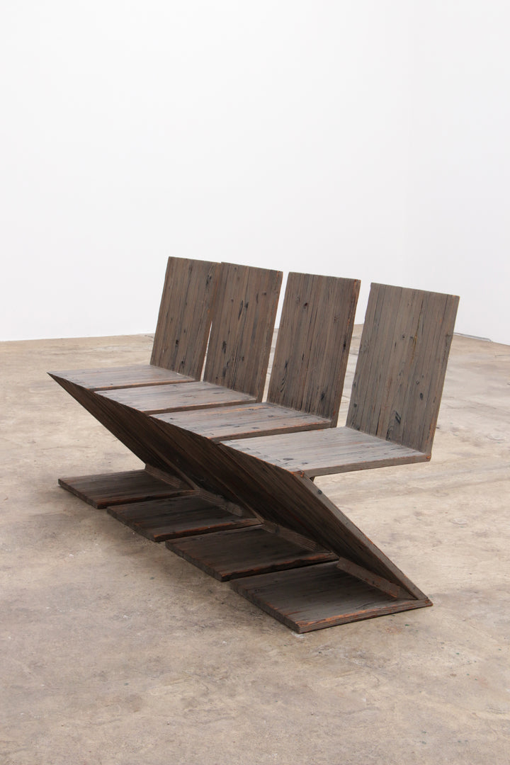 Rietveld Zigzagstoel - Klassiek Designmeubel in Amerikaans Grenen 1950