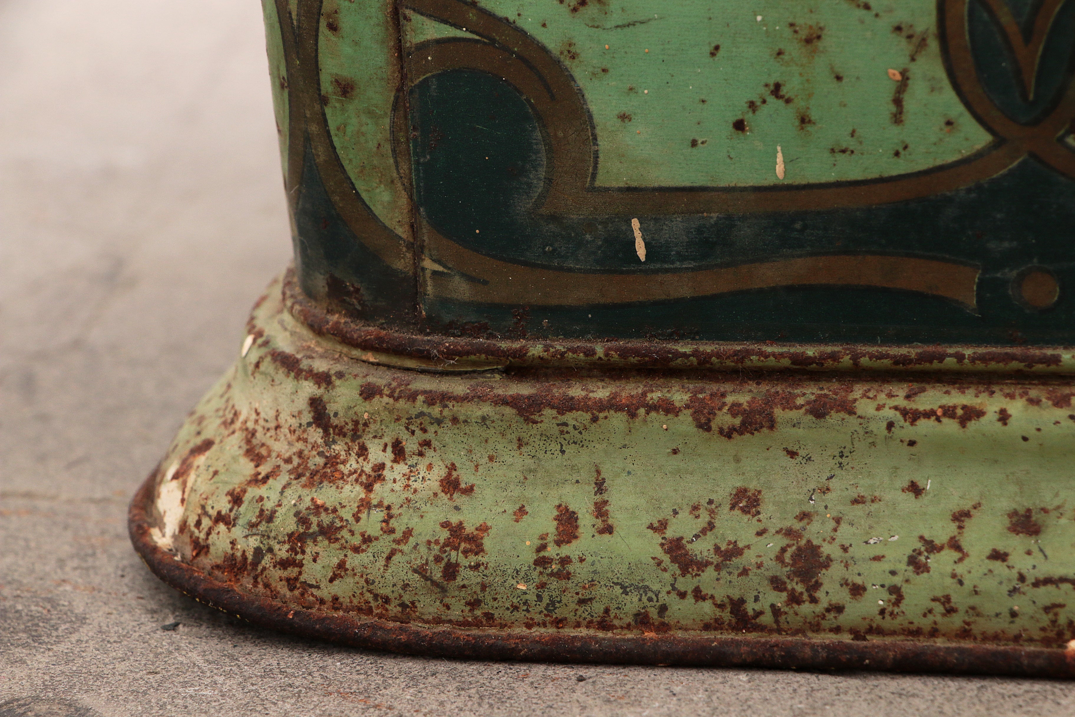 Vintage Berger's Germania-Cacao Bewaarblik 1900-1930