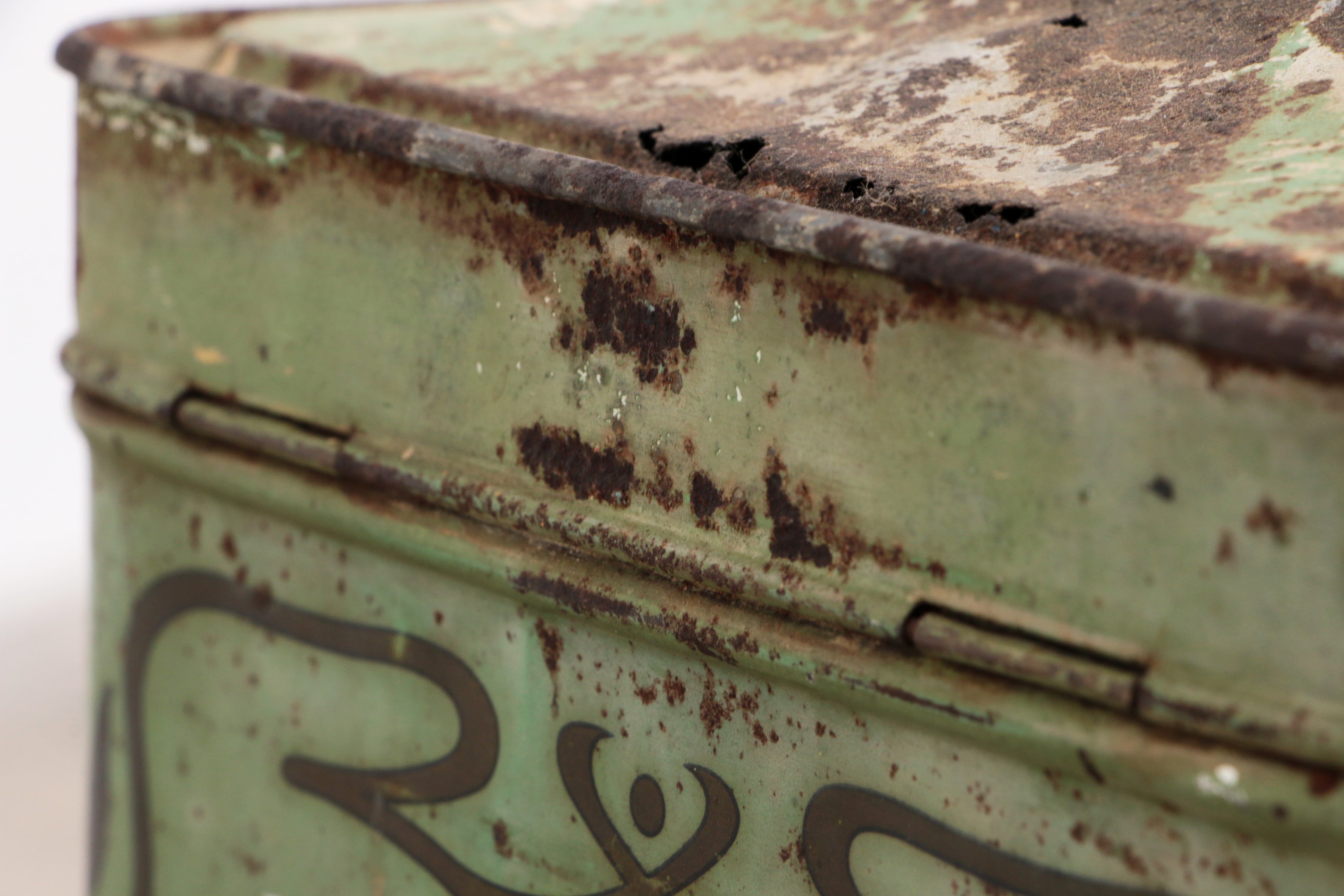 Vintage Berger's Germania-Cacao Bewaarblik 1900-1930