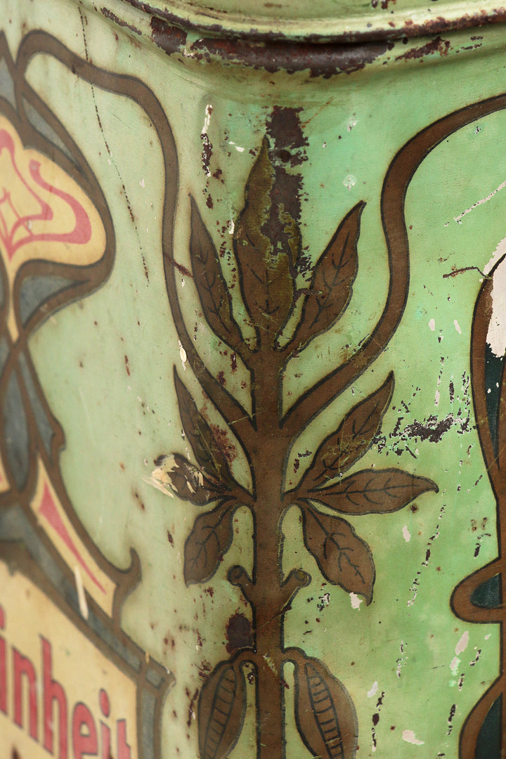 Vintage Berger's Germania-Cacao Bewaarblik 1900-1930