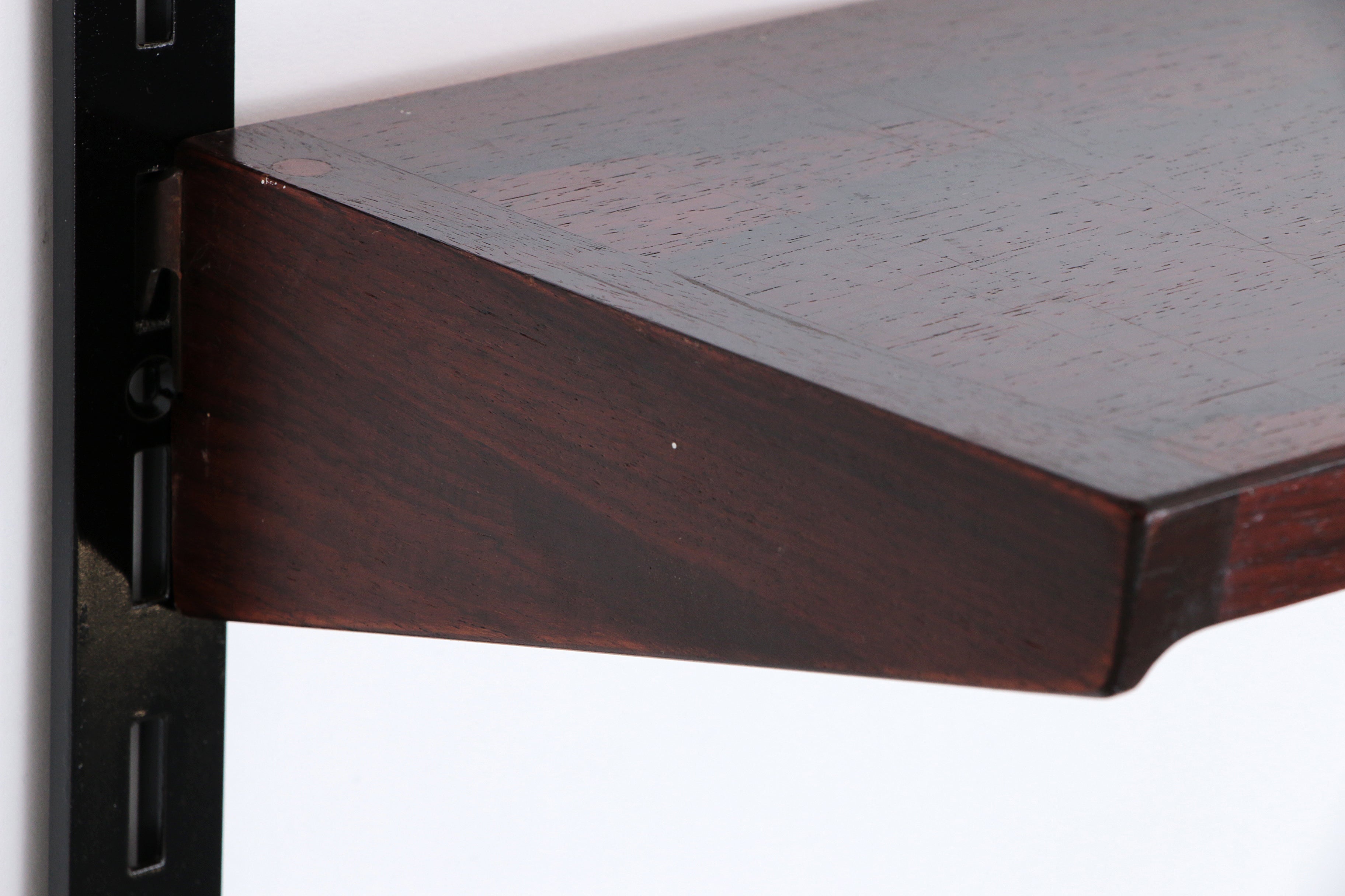 Modulair Donker houten Wandsysteem van Kai Kristiansen - FM Møbler