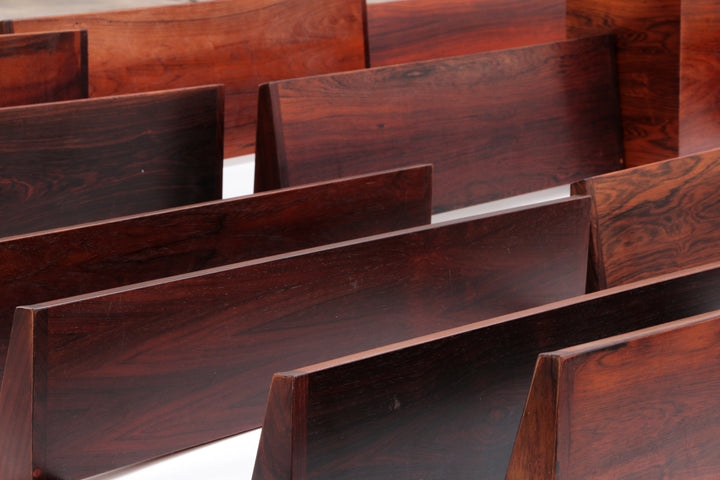 Modulair Donker houten Wandsysteem van Kai Kristiansen - FM Møbler