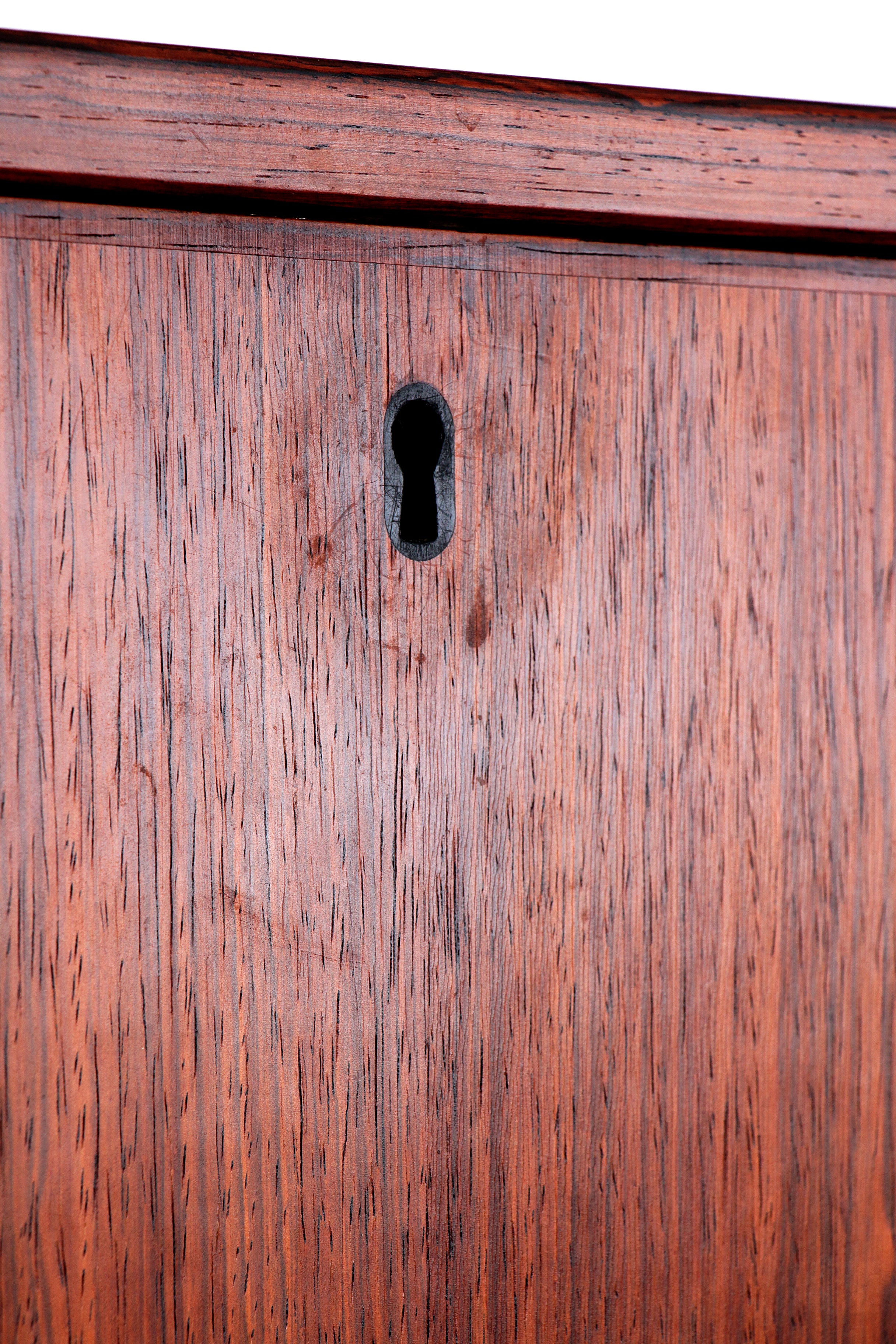 Modulair Donker houten Wandsysteem van Kai Kristiansen - FM Møbler