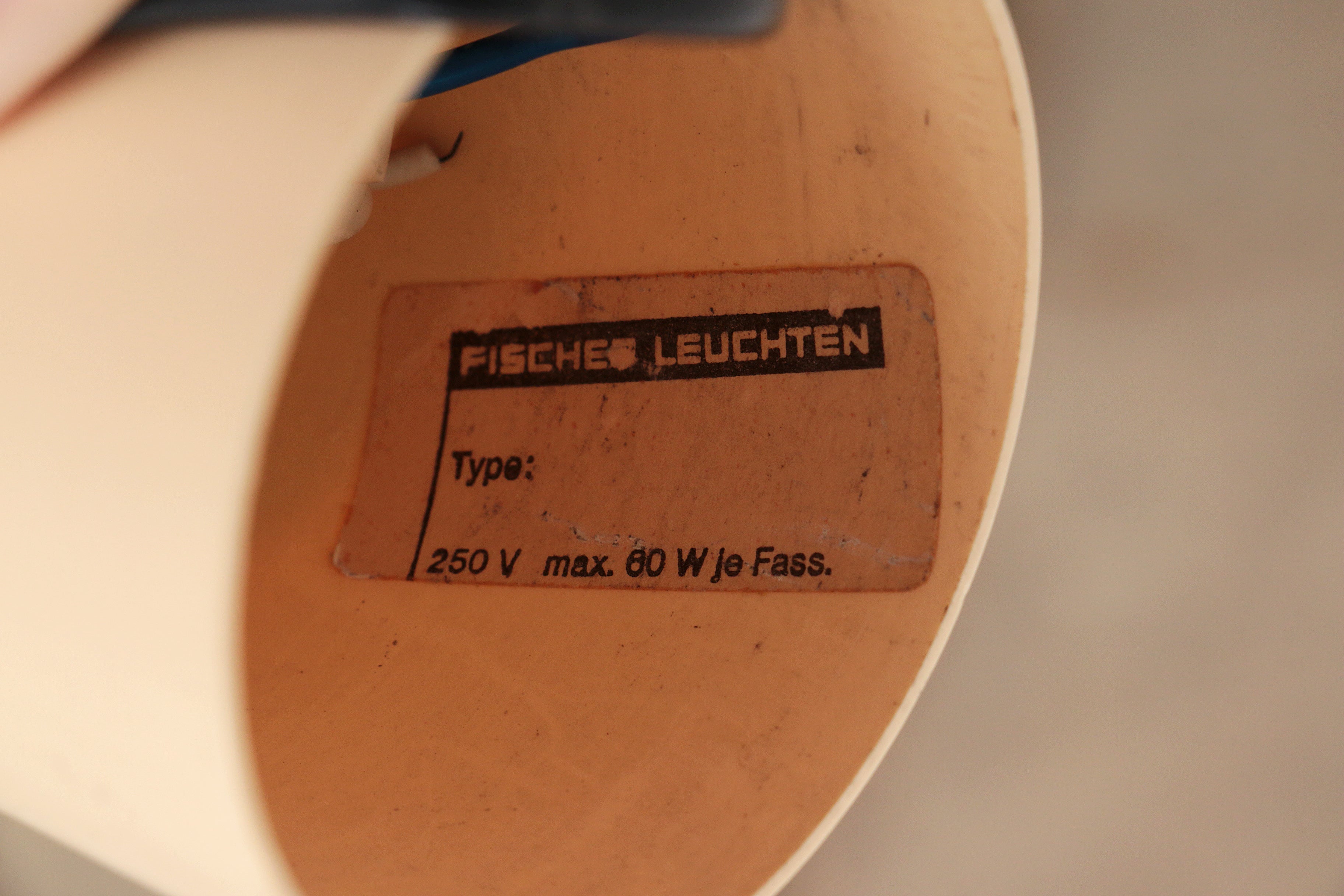 Vintage Fischer Leuchten Hanglamp - Sfeervolle Verlichting uit de Jaren '70