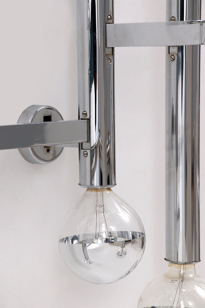 Space Age Wandlamp Gaetano Sciolari voor Maison Boulanger Belgie 1970