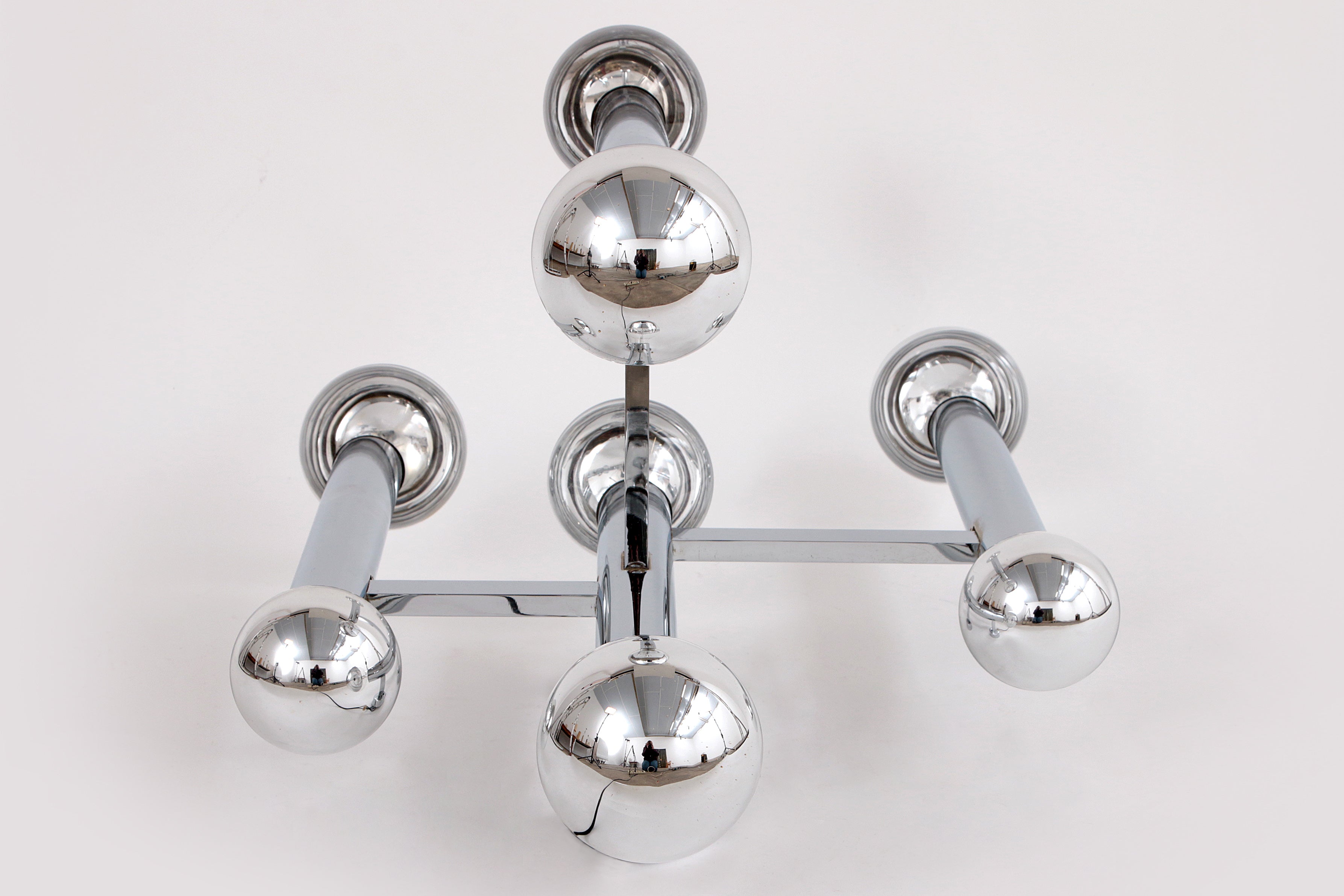 Space Age Wandlamp Gaetano Sciolari voor Maison Boulanger Belgie 1970