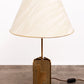 Hollywood Regency Brass table lamp with shade,1970s