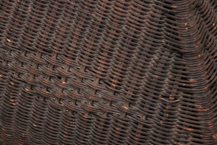 Bamboe Vloerlamp met Stoffenkap - Vintage Uitstraling uit de Jaren 50