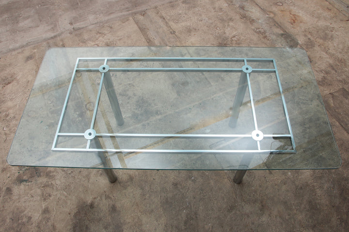 Rechthoekige Eettafel "Andrè" met Stoelen - Designklassieker uit de Jaren 60