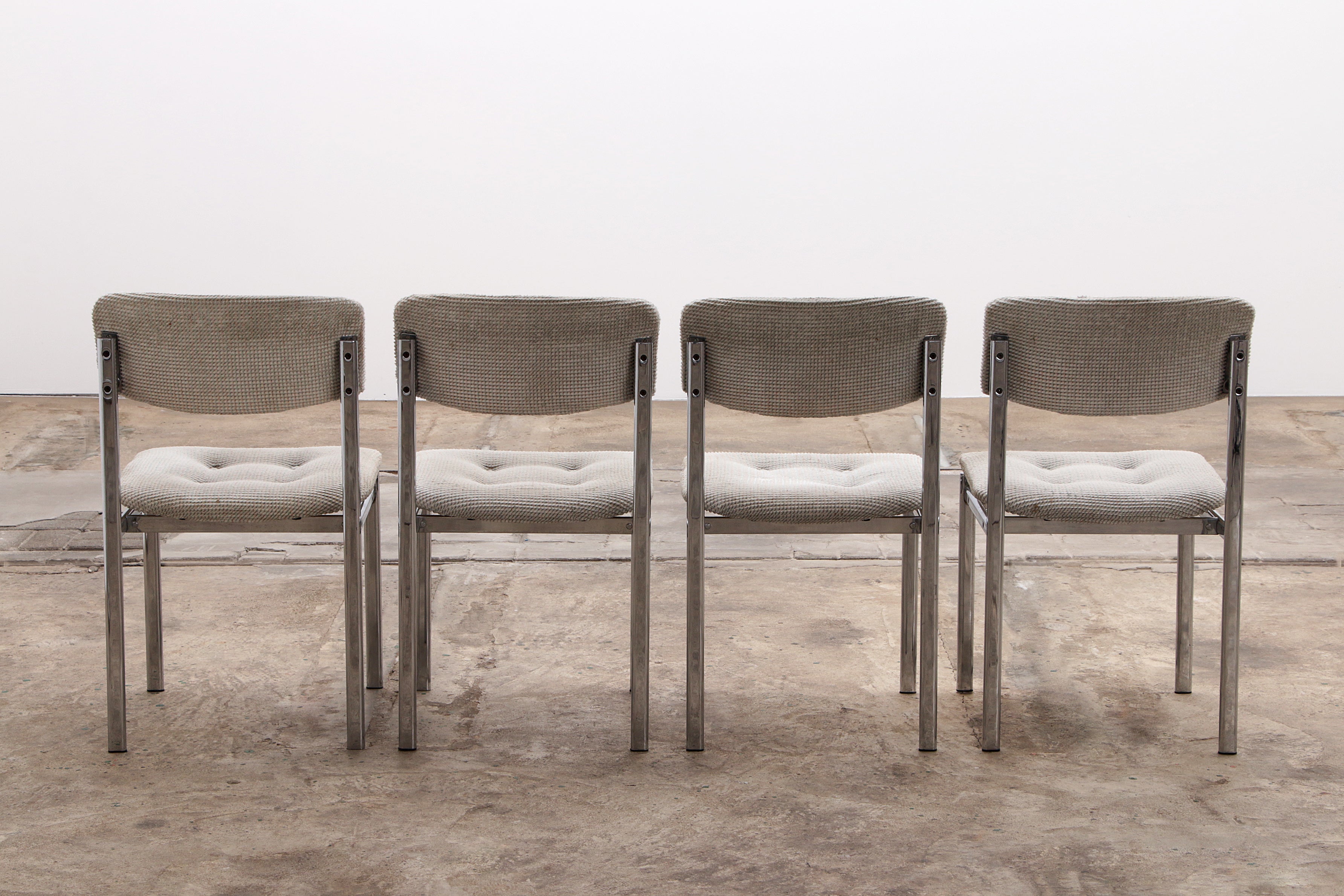 Rechthoekige Eettafel "Andrè" met Stoelen - Designklassieker uit de Jaren 60