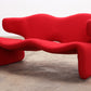 Vintage Tweezits Djinn Sofa van Oliver Mourgue - Een Icoon uit de Jaren '60