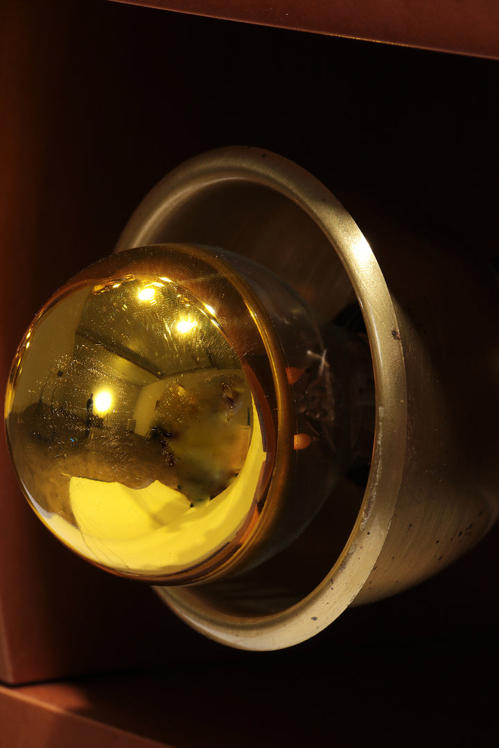 Iconische Houten wandlamp van Angelo Brotto, Jaren '60 Design