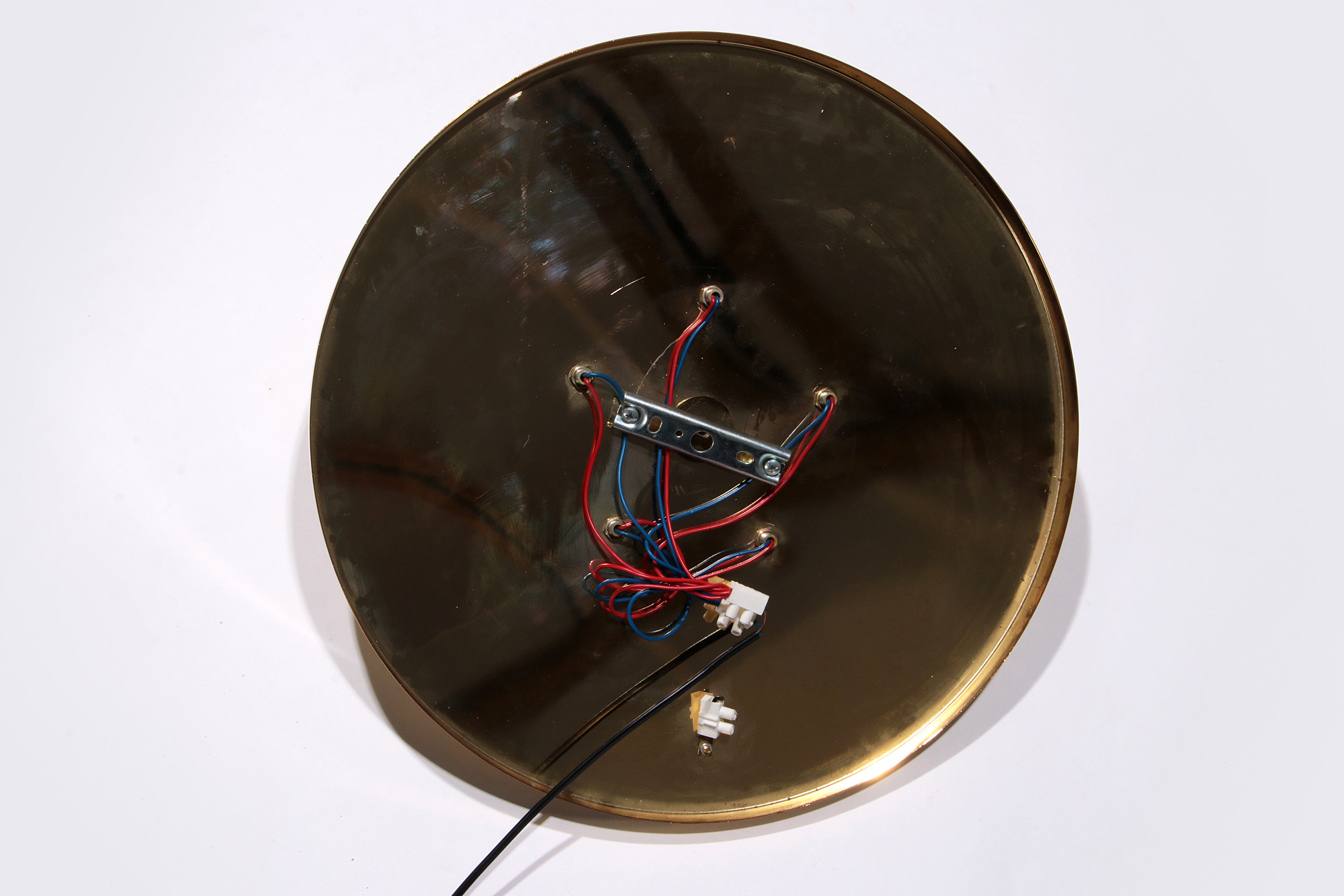 Italiaanse plafonnière van Muranoglas met gouden details