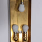 Orrefors Design XXL Wall lamps by Carl Fagerlund glass and brass, 1960s