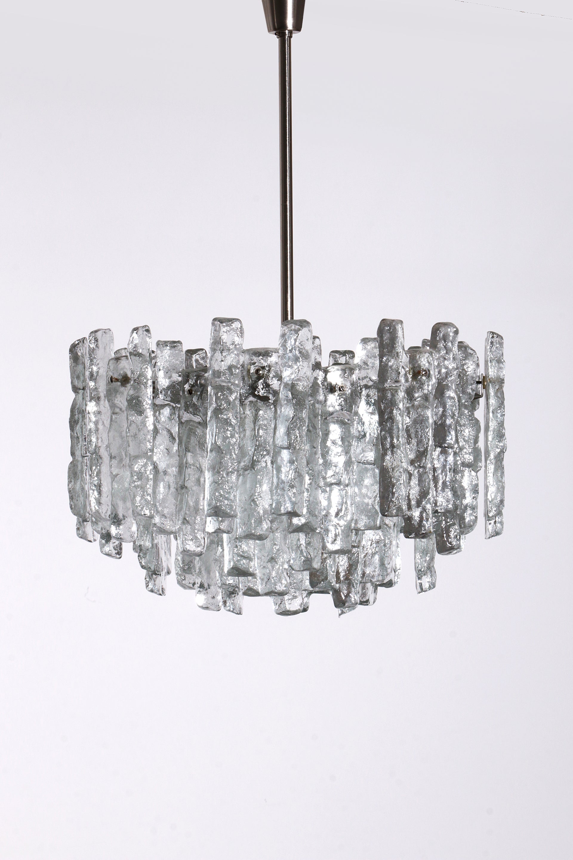 Kalmar Hanglamp Murano Glas Vintage Design Jaren '60,Oostenrijk