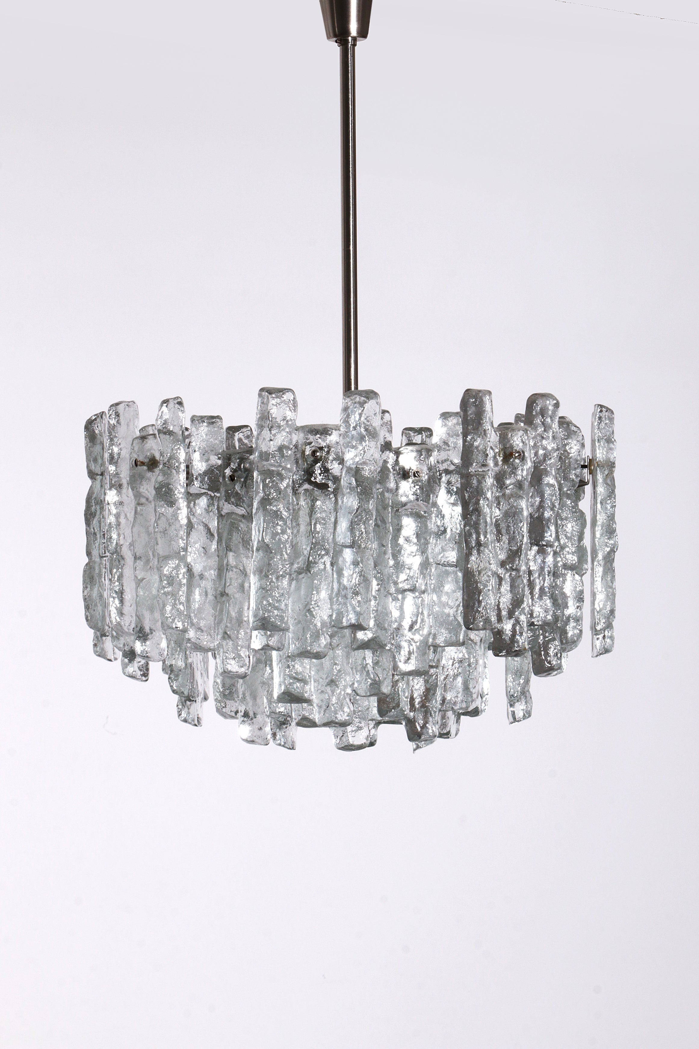 Kalmar Hanglamp Murano Glas Vintage Design Jaren '60,Oostenrijk