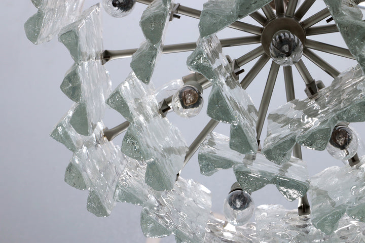 Kalmar Hanglamp Murano Glas Vintage Design Jaren '60,Oostenrijk