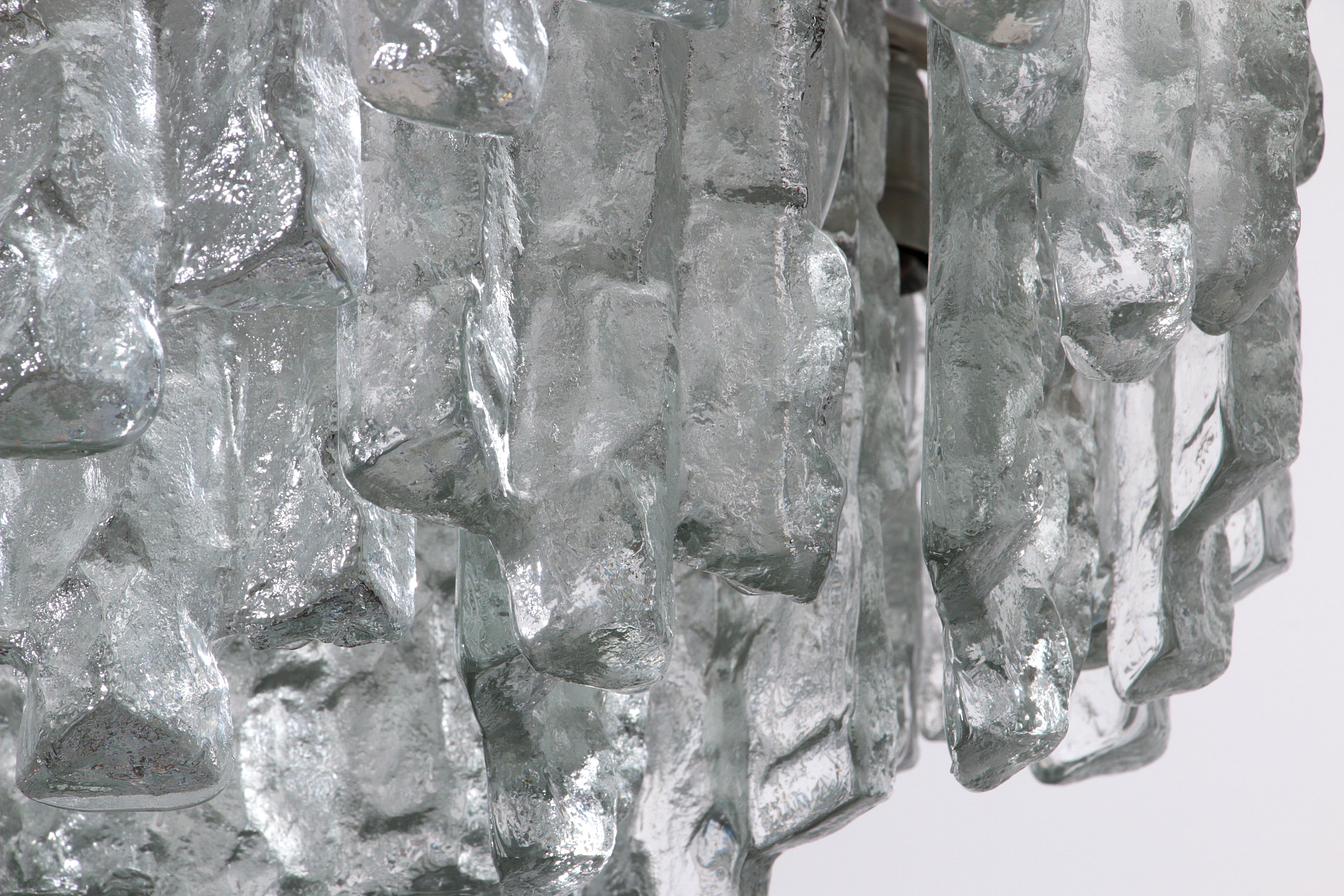 Kalmar Hanglamp Murano Glas Vintage Design Jaren '60,Oostenrijk