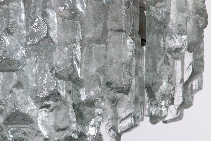 Kalmar Hanglamp Murano Glas Vintage Design Jaren '60,Oostenrijk