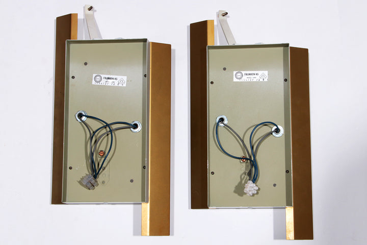 Vintage Set Wandlampen Kalmar Franken KG, Model Citrus 1960s