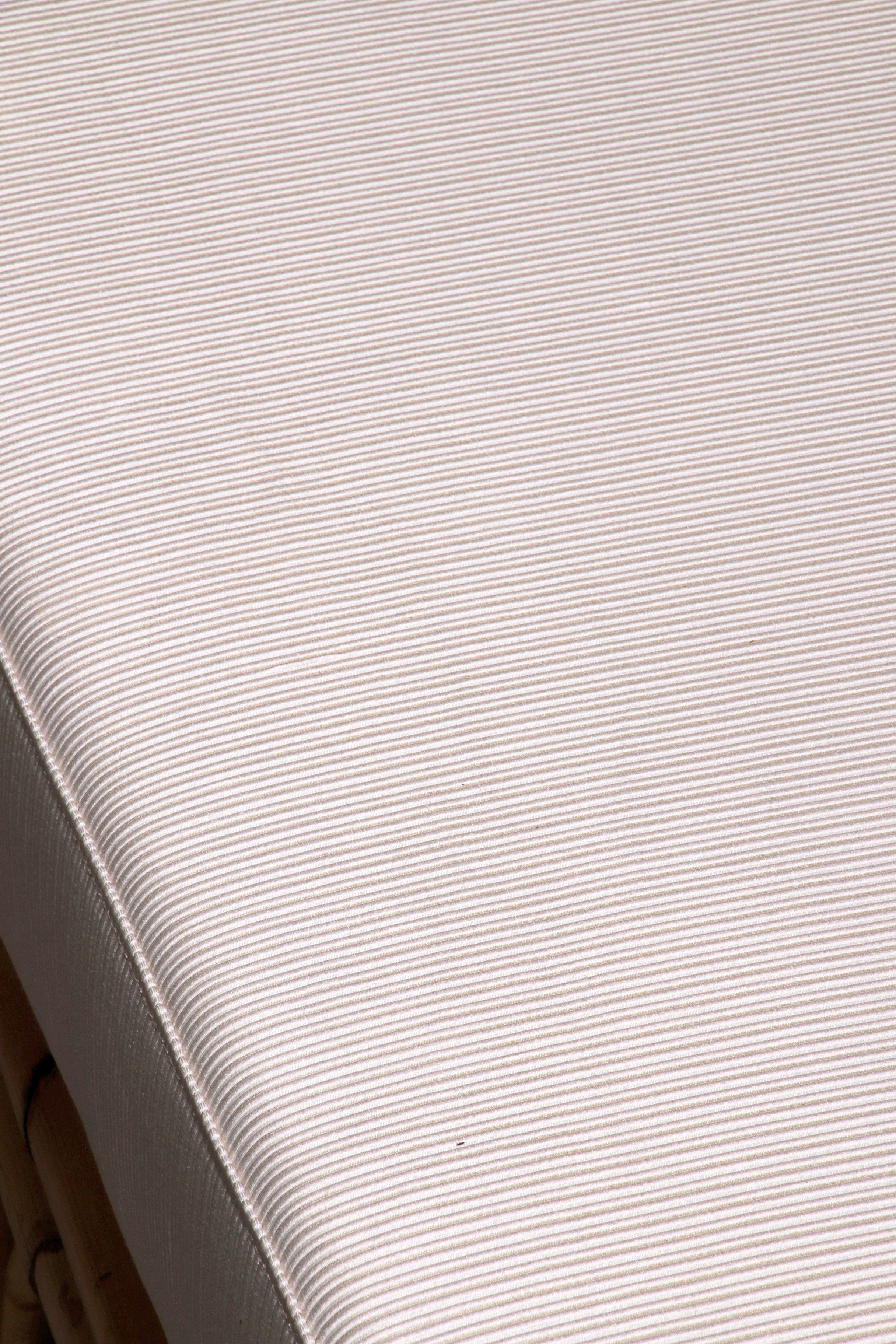 Vintage Italiaanse Bamboe Bank met Kussens uit de Jaren 70