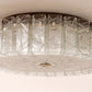 Vintage Plafondlamp Glas en Messing - Doria Leuchten, Jaren 60