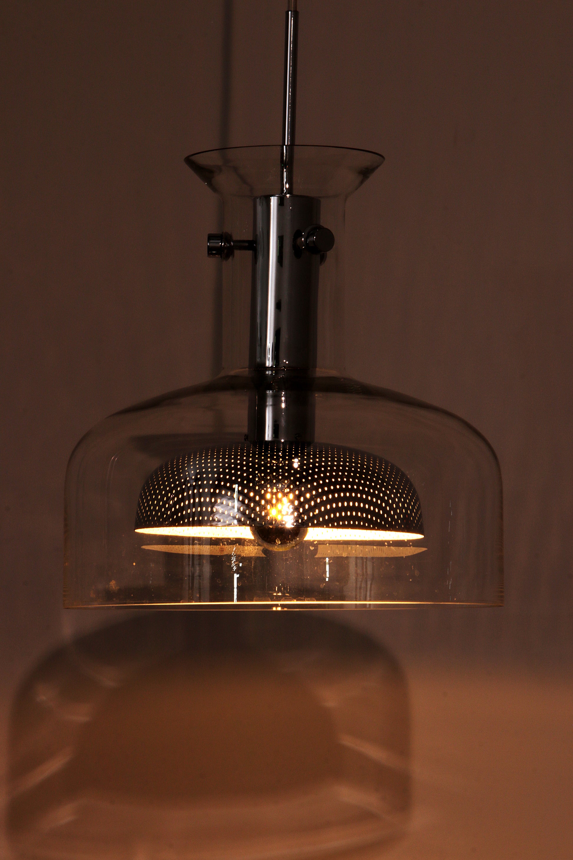 Hanglamp Anders Pehrson Model Crystal door Atelje Pehrson,1970s