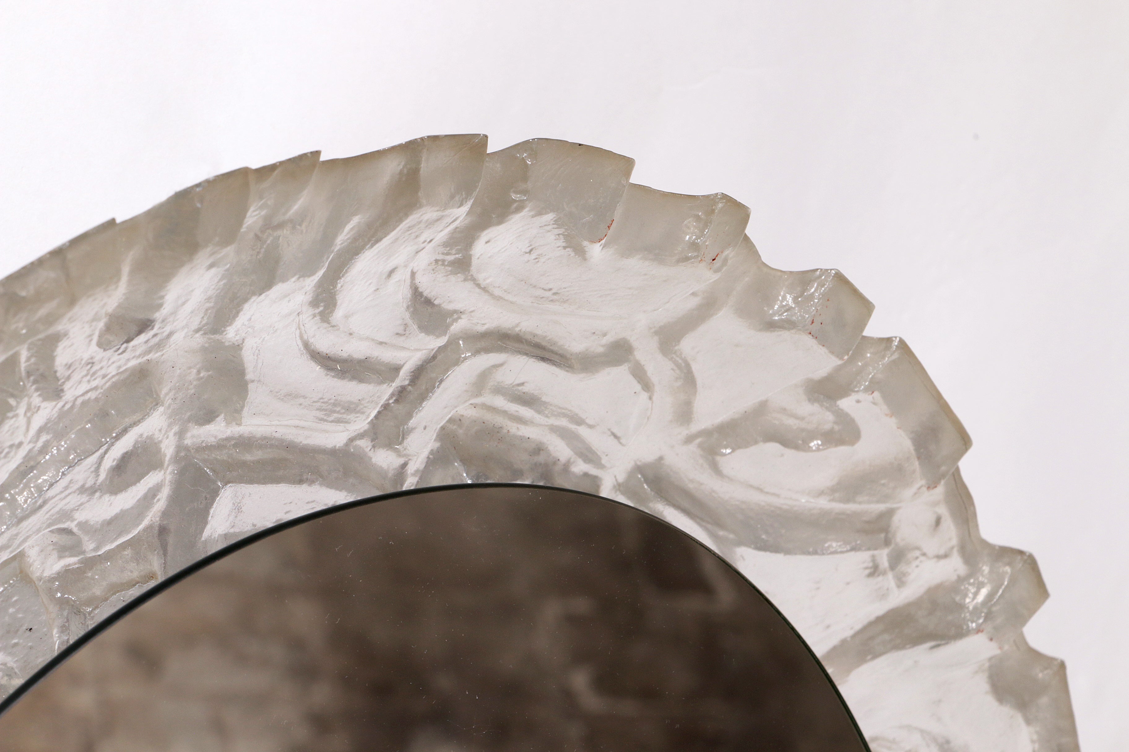 Ovale Badkamer Wandspiegel met Verlichting en Plexiglas Rand - Hillebrand