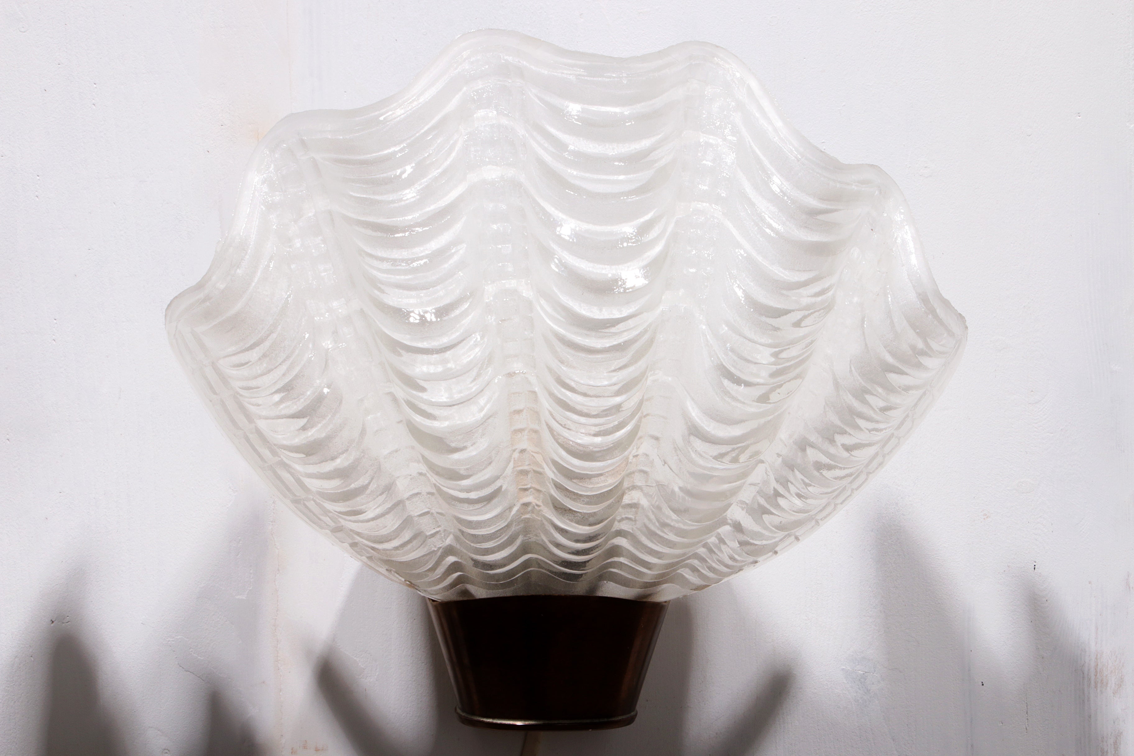 Midcentury Modern ASEA-wandlampen "Coquille" jaren 50, Zweden