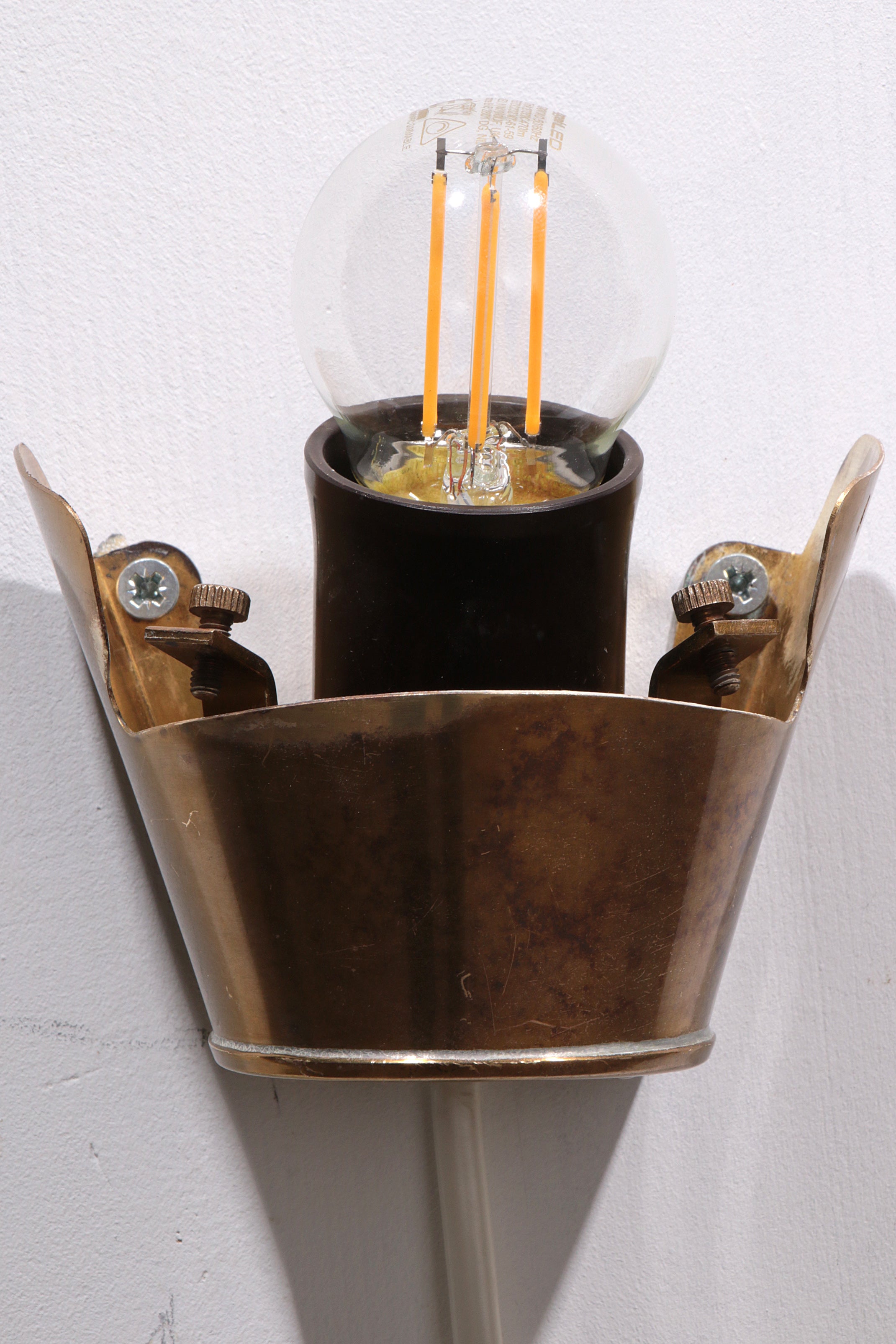 Midcentury Modern ASEA-wandlampen "Coquille" jaren 50, Zweden