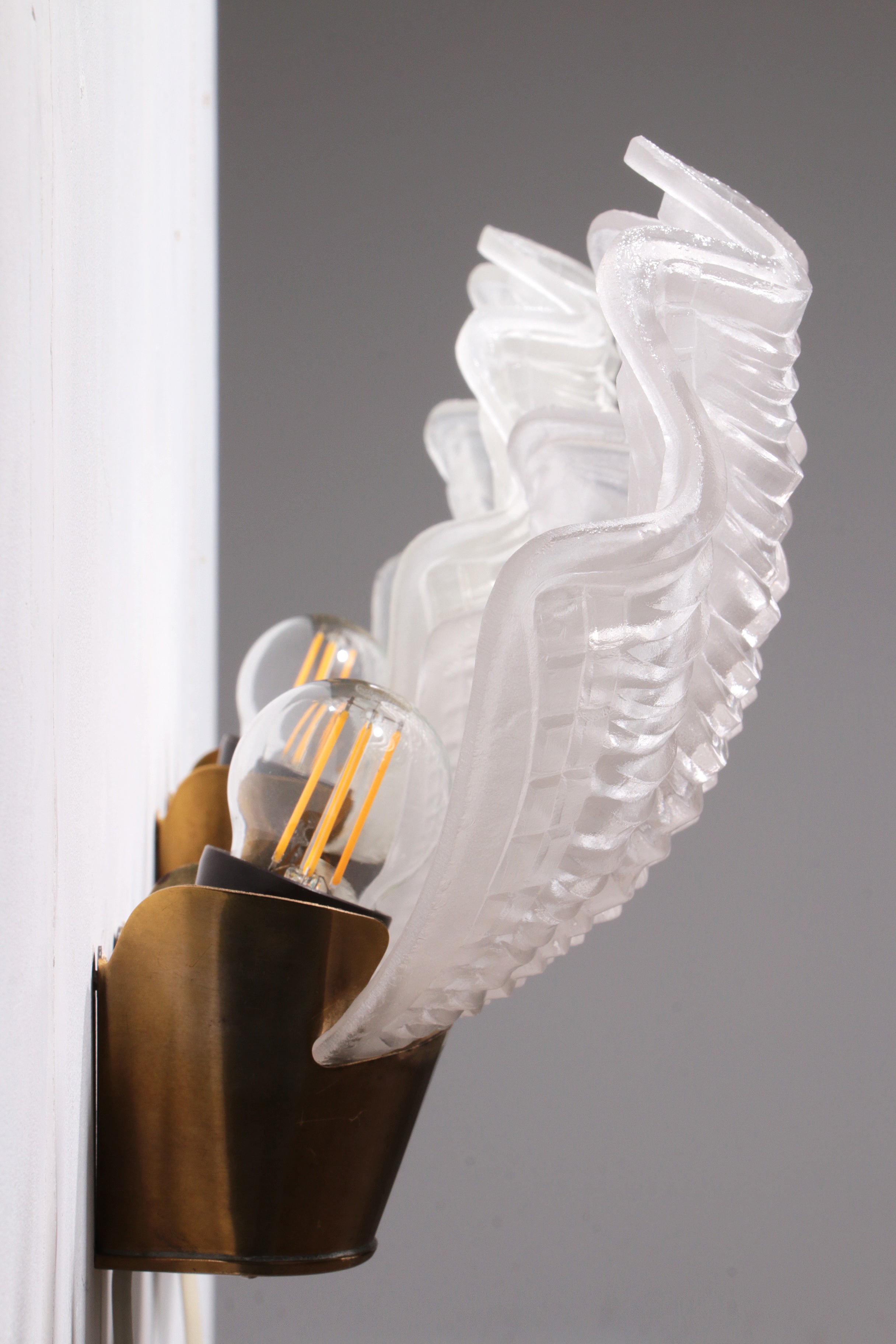 Midcentury Modern ASEA-wandlampen "Coquille" jaren 50, Zweden