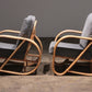 Vintage  Paul Frankl 1960 Rotan Bamboe Lounge Stoelen