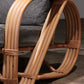 Vintage  Paul Frankl 1960 Rotan Bamboe Lounge Stoelen