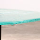Sculptural glass coffee table by Heinz Lilienthal 1970,Germany