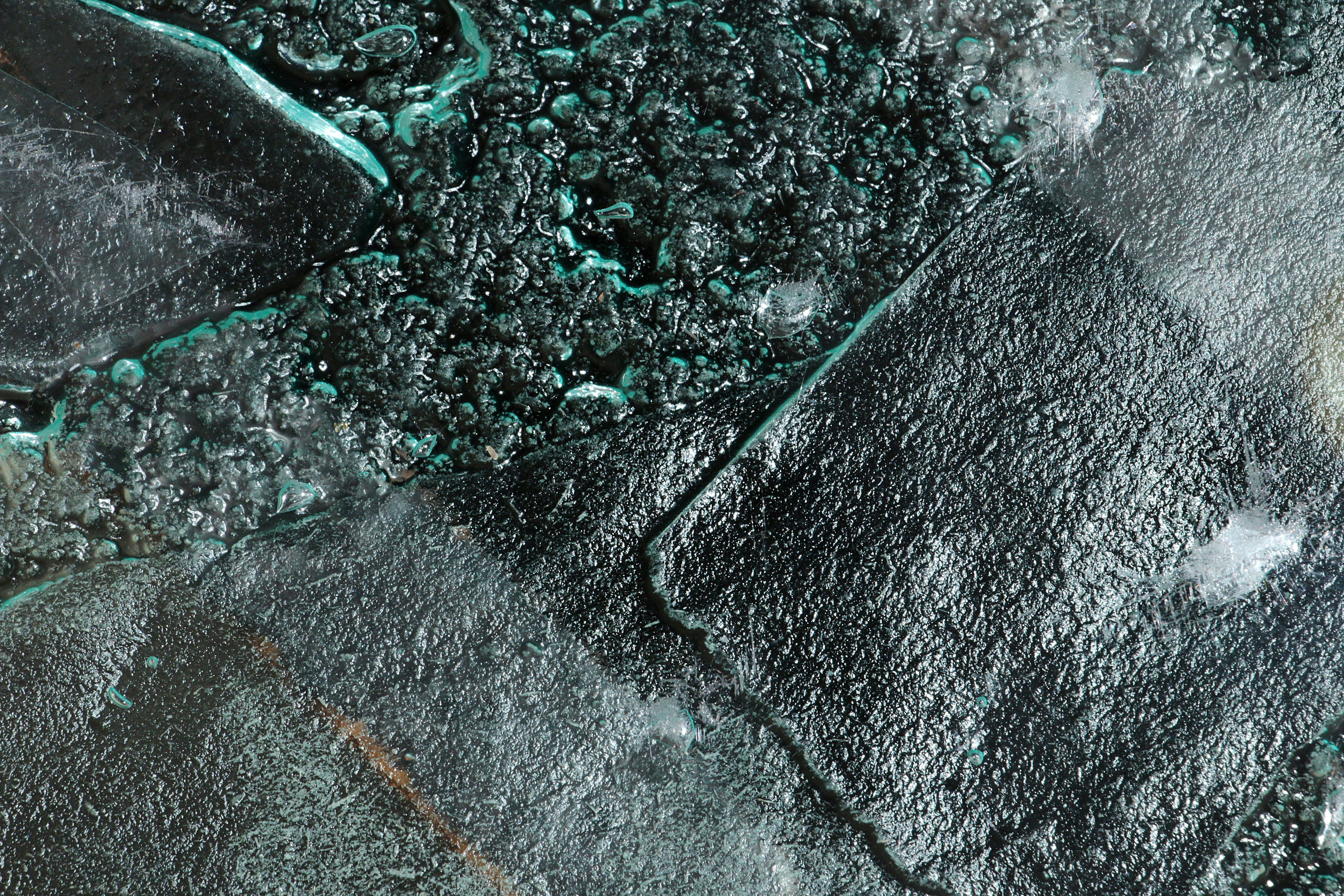 Sculpturale glazen salontafel van Heinz Lilienthal 1970,Duitsland