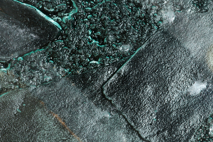 Sculpturale glazen salontafel van Heinz Lilienthal 1970,Duitsland