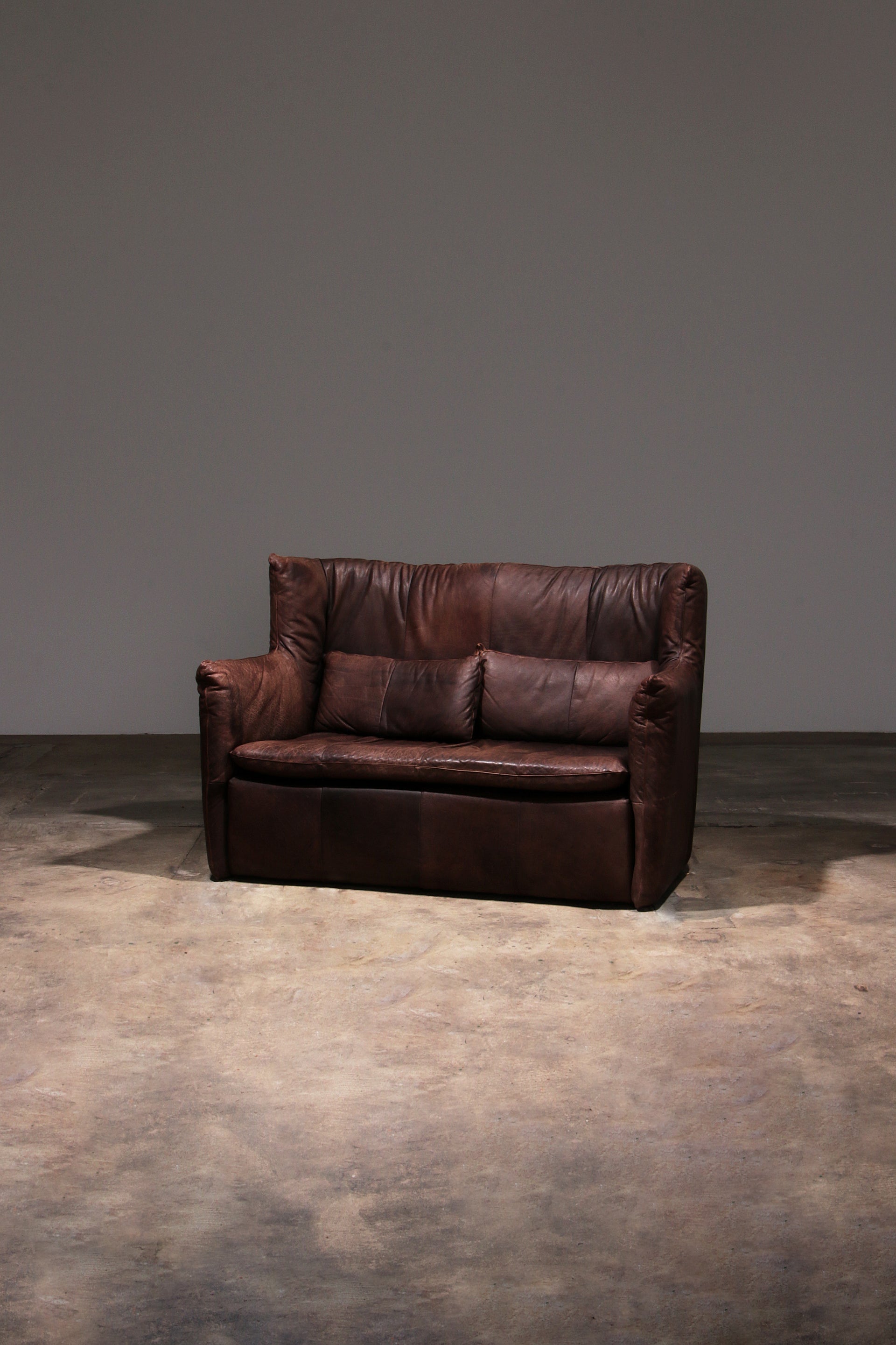 Luxurious Vintage Leather Sofa by Gerard van der Berg for Montis
