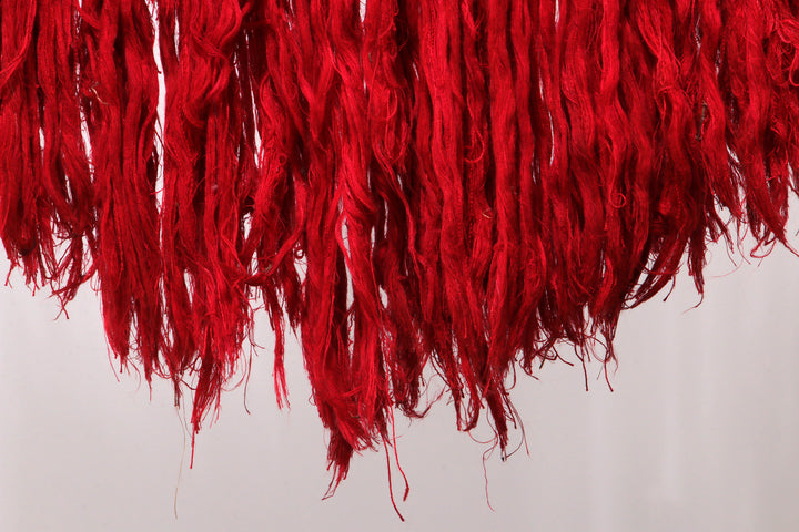 Spaans Getextureerd macramé wandtapijt uit de jaren 70 – Uniek designobject