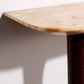 Stylish Console with Mustard Veined Marble Top by Ezio Minotti