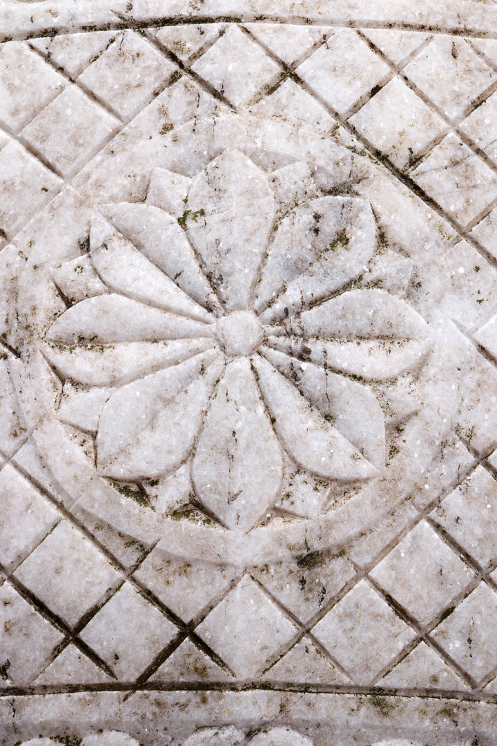 Handcrafted 2 Large Marble Elephant Statues