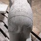 Handcrafted 2 Large Marble Elephant Statues