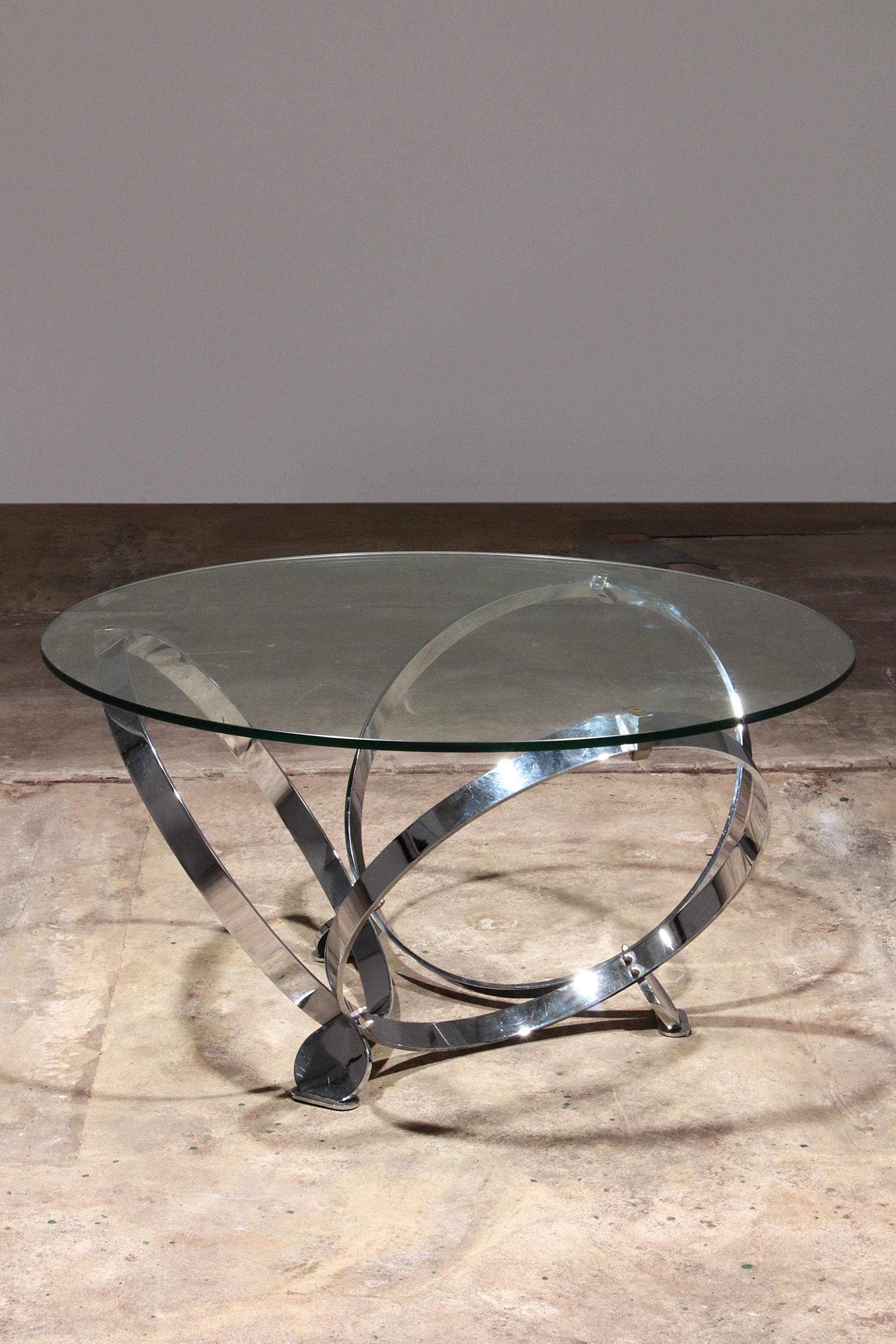 Mid-Century Modern Glass Coffee Table by Knut Hesterberg