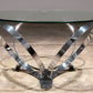 Mid-Century Modern Glass Coffee Table by Knut Hesterberg