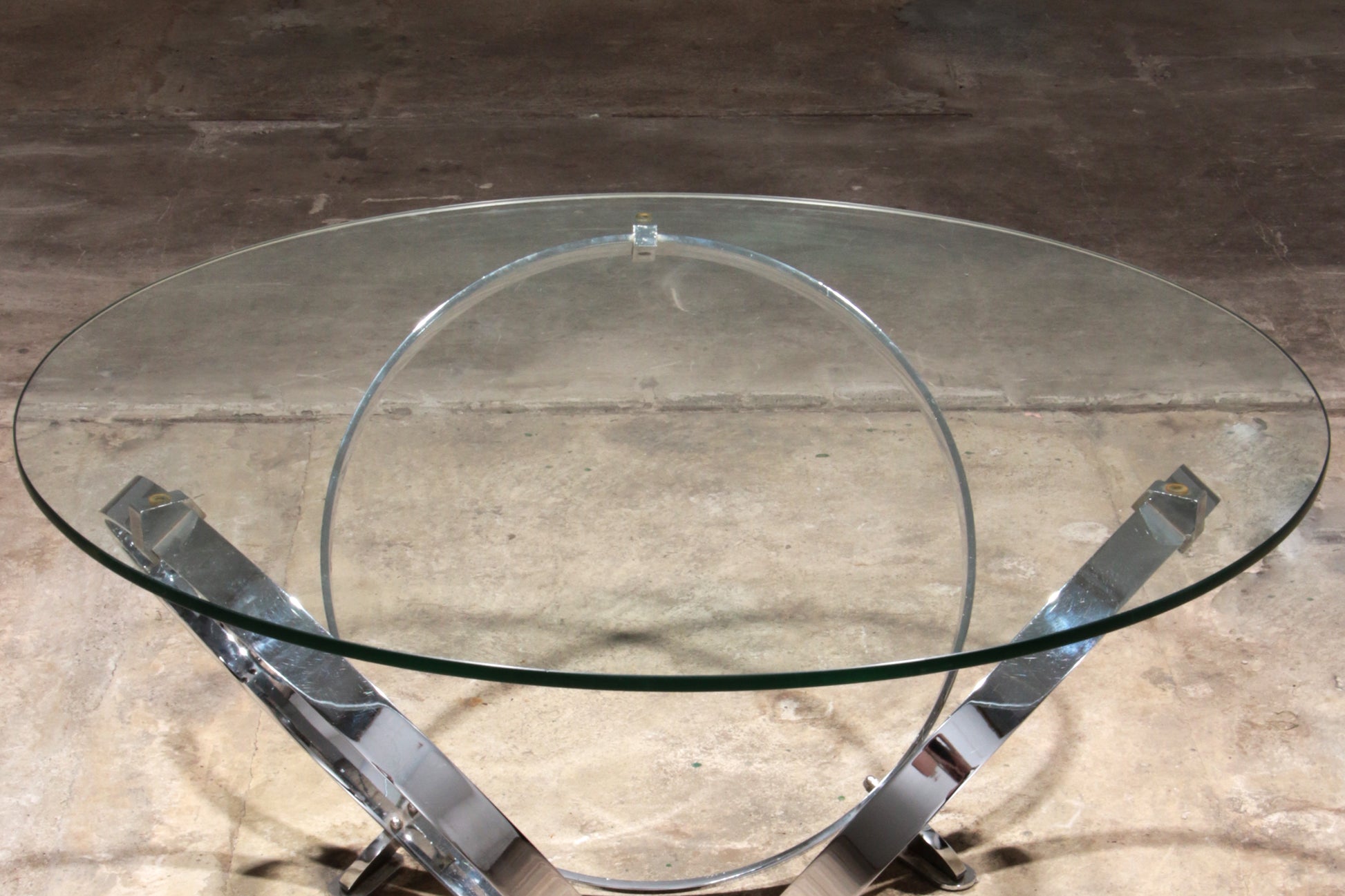 Mid-Century Modern Glass Coffee Table by Knut Hesterberg