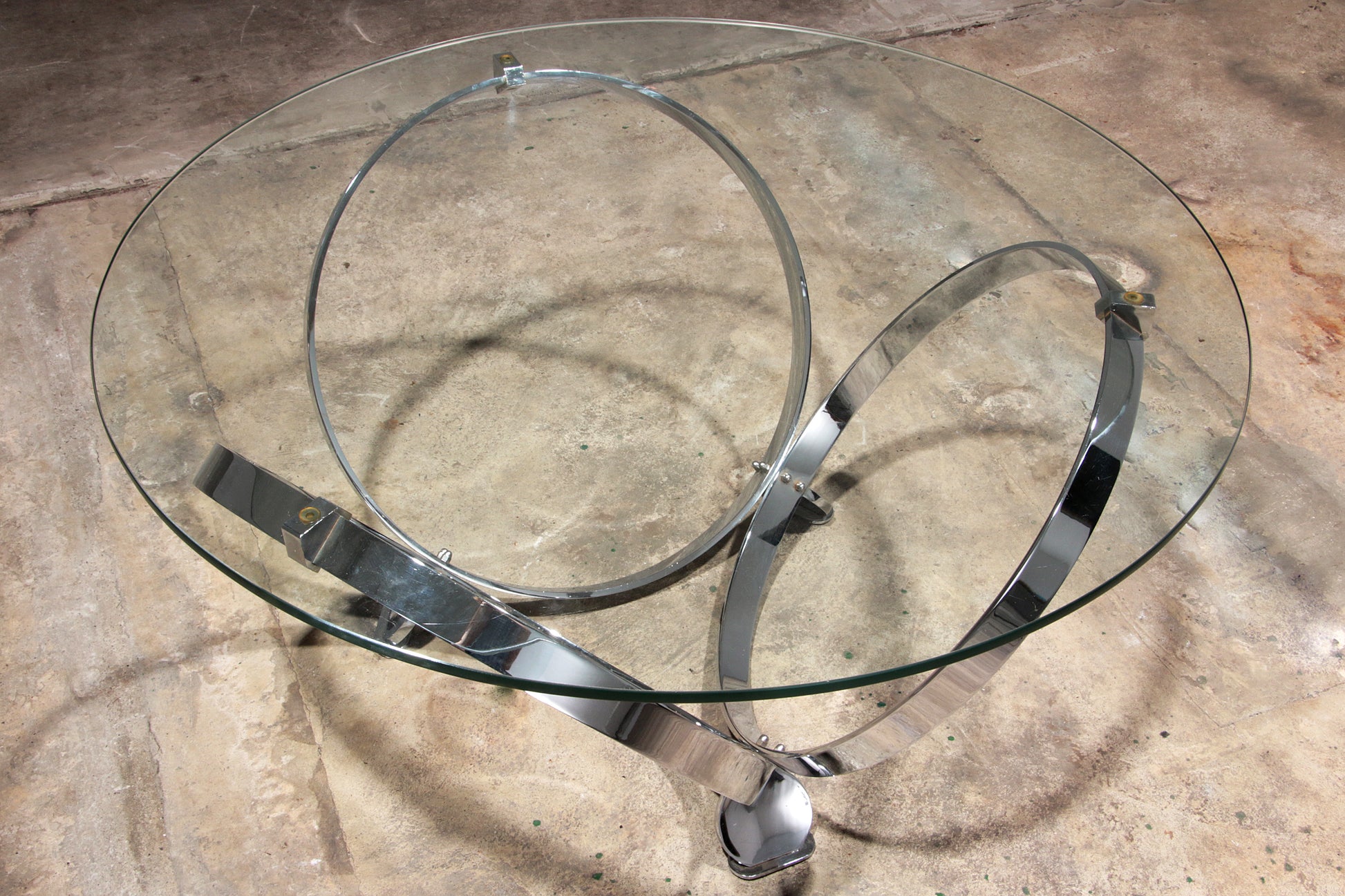 Mid-Century Modern Glass Coffee Table by Knut Hesterberg