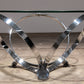 Mid-Century Modern Glass Coffee Table by Knut Hesterberg