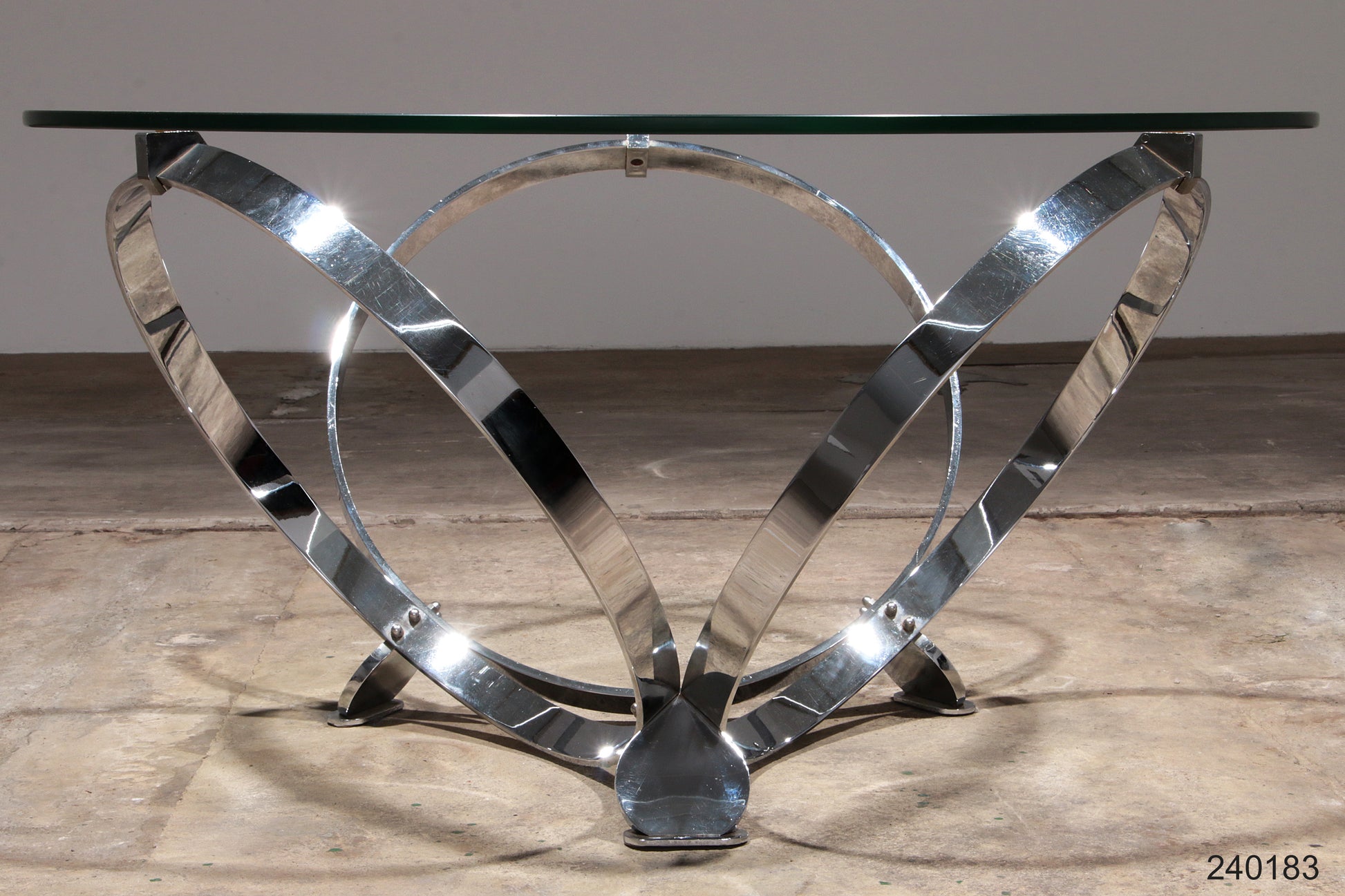 Mid-Century Modern Glass Coffee Table by Knut Hesterberg